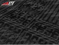 Rubber mat set (6) black GT Bertone hanging pedals