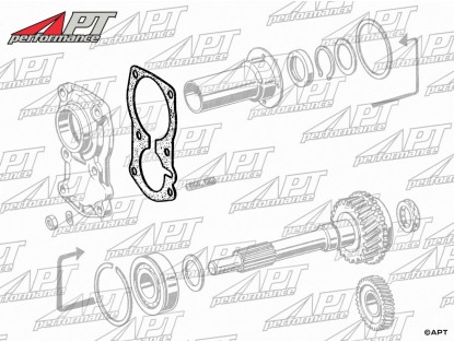 Gasket for gearbox Alfa Romeo Montreal