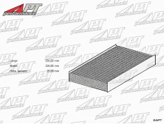 Interior filter Alfa 166 active carbon / Maserati 3200 / 4200 2
