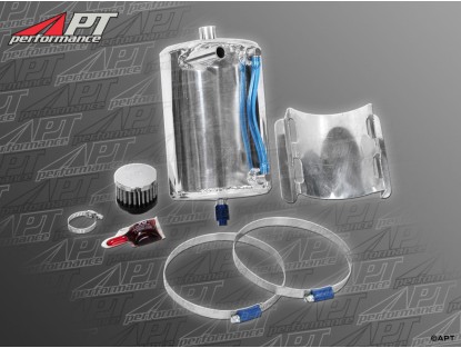 Oil catch pan alu 2l universal with filter and mounting