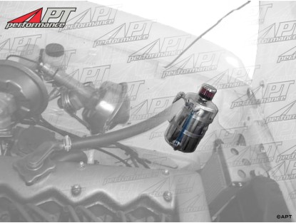 Oil catch pan alu 2l universal with filter and mounting