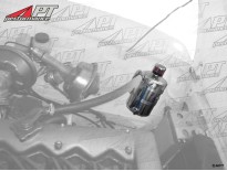 Oil catch pan alu 2l universal with filter and mounting