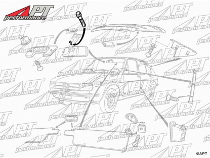 Support screw review mirror Alfasud / 33