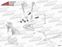 Clutch / brake pedal shaft clamp 105 / 115