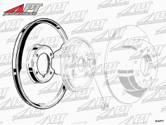 Brake disc cover rear right or left 105 - models 2