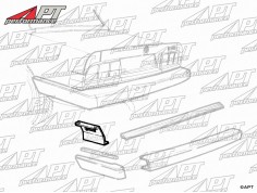 Rear bumper outer mounting bracket right Spider 83 - 89 2