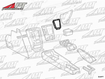 Frame for gear shift lever Spider 1987 - 93