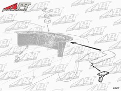 Persenning front metal clip left Spider 90 60520260 2