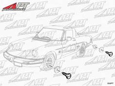 Retaining dowel for bumpers Spider 1983 - 93 2