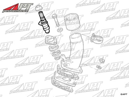 Fuel injector Alfa Romeo Spider / GTV6 / 75 / 90 / SZ/RZ