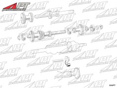 Gearbox bushing reverse speed 1300 - 2000 105 2