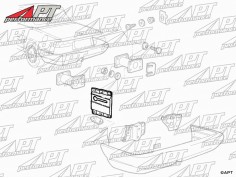 Rear bumper outer mounting bracket left Spider 90 - 93 2