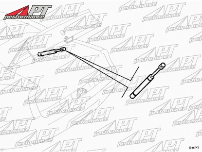 Gas spring for boot Spider / GTV (916)