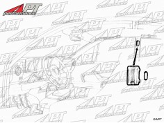 Interior light Alfetta GTV / 6  2. Series milk glass 2