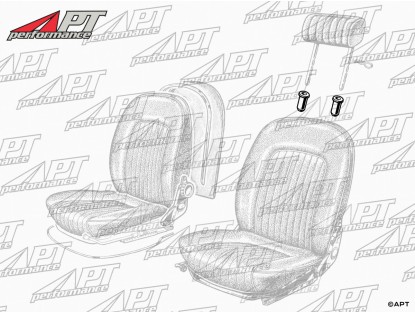 Headrest trim bush Spider 1968 - 93