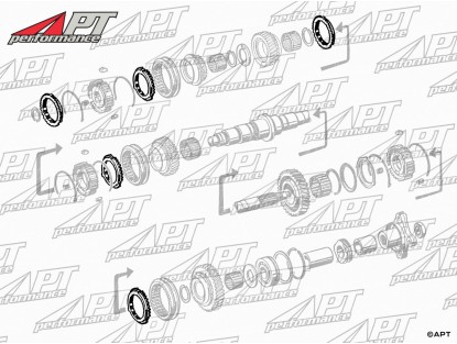 Synchronizing ring original Alfa Romeo Montreal