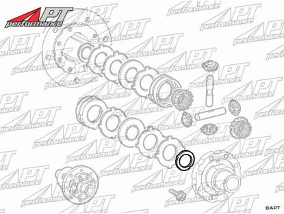 Thrust washer LSD axle differential 105 2000cc 1. Serie