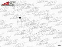 Retaining clip for armrest Spider 1990 - 93