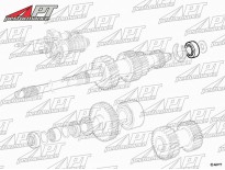 Differential + main shaft bearing Alfa 75 / GTV6 / SZ/RZ