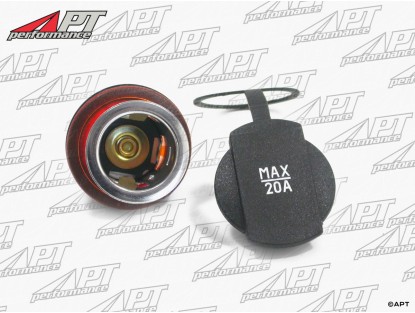 Socket 2 pole 12V + 24V
