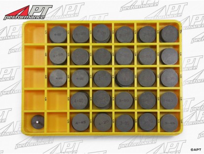Set valve shims 112 pcs. (3,25 - 4,60mm) Ferrari 29mm