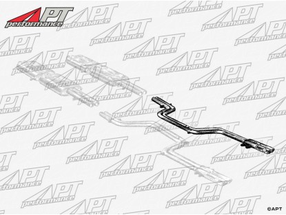 ANSA Rear exhaust right Ferrari 365 GT 2+2