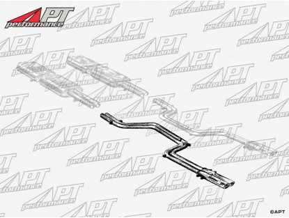 ANSA Rear exhaust left Ferrari 365 GT 2+2