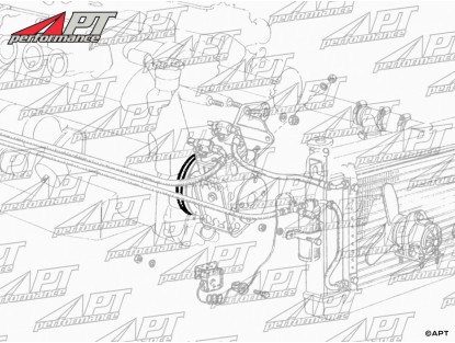 Fan belt air condition Ferrari 365 Gt 4 2+2 / 400 / 400i