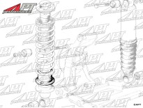 Rubber ring protection for shocks Ferrari 365 / 400