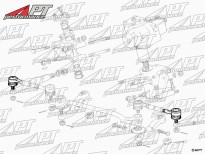 Tie rod end right Ferrari 365 / 400 / 412