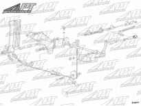 Spring clip  for throttle linkage Ferrari and others