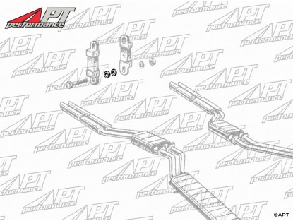 Exhaust Strap Spacer Ferrari etc / Thickness 4mm