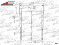 Cylinder liner Ferrari 250 73mm std. Semi