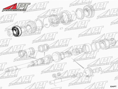 Transmission bearing main + layshaft Ferrari 208 / 308