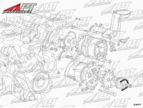 Fan belt for lower alternator Ferrari 400 / 412