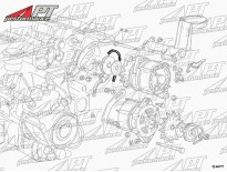 Fan belt for upper alternator Ferrari 400 / 412