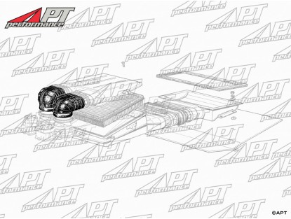 Air intake hose Ferrari Testarossa
