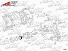 Rear clutch slave seal Testarossa / F40 / GTO 2