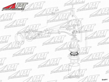 Fuel pump mount Ferrari 348 / 355 / F40