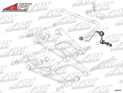 Set (2) Rear anti-roll bar drop links Ferrari 456 / 550 / 575