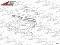 Boot lid rubber seal Ferrari 330 GTC / 365 GTC 2