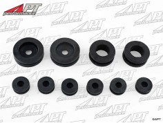 Engine compartment grommet set (10) Ferrari GTB/4