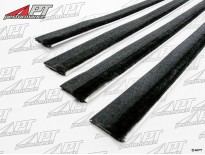 Set side window felts with V2A trim Ferrari 365 GTB/4