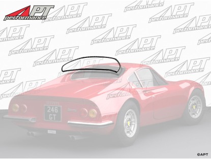 Rear screen rubber seal  Ferrari Dino 206 - 246