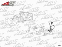Lifting motor for headlamp left side Ferrari